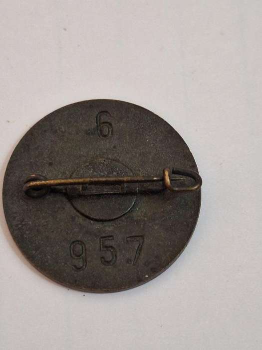 Vintage SA Woman's Auxilliary service badge # 6/957