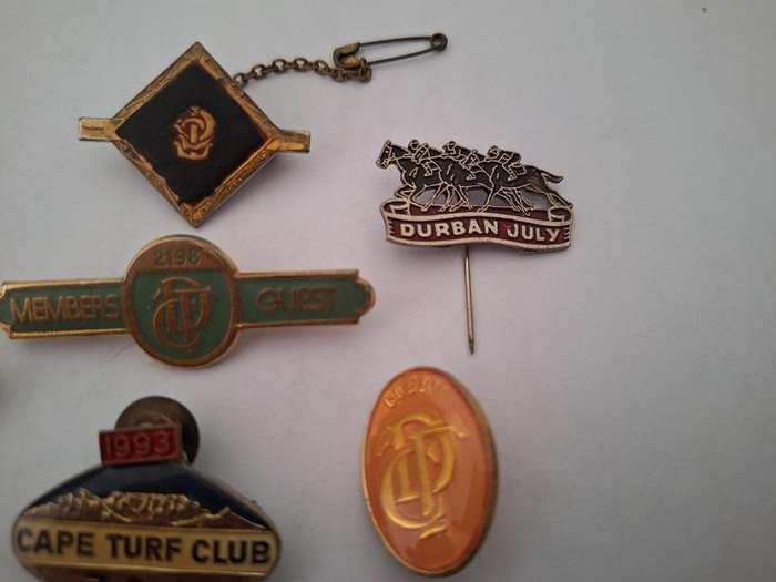 Vintage Horse Racing Turf clubs badges