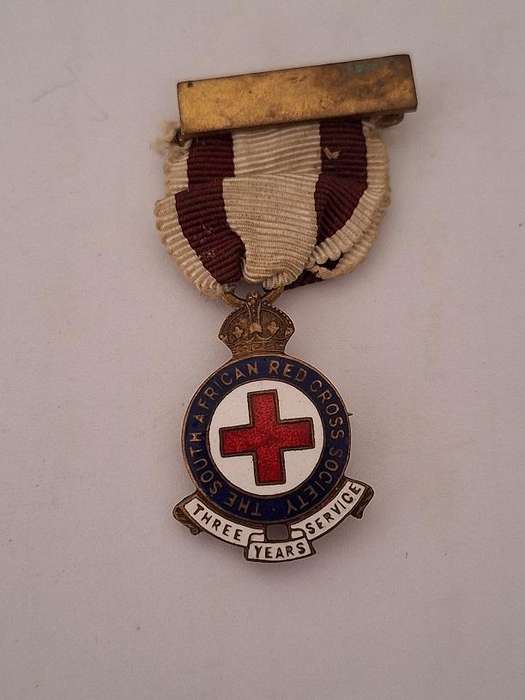 South African Red Cross 3 year service medal