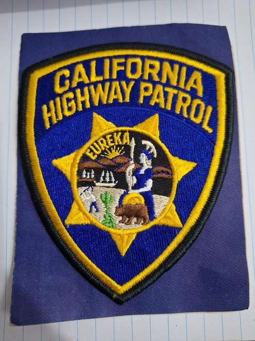 California Highway Patrol cloth badge
