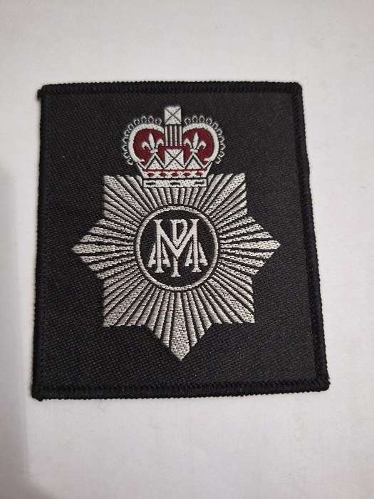 UK MP Police star, embroidered