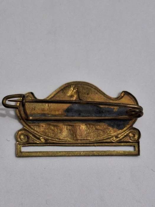 Springbok medal mounting brooch