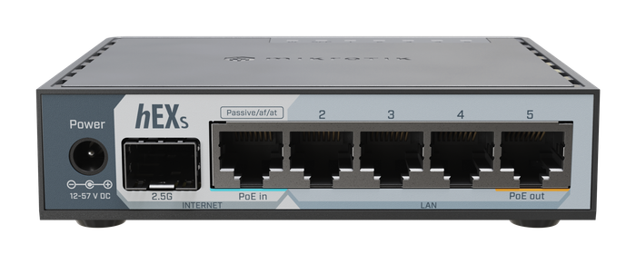 MikroTik hEX S (2025)  5-Port Gigabit Router with SFP |E60iUGS