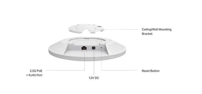 TP-Link AX6000 Indoor WiFi 6 Ceiling Mount Access Point | TP-EAP683UR