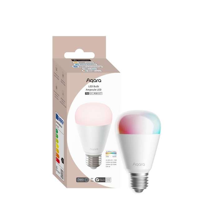 Aqara Lighting - LED Bulb T2 - RGB Colour Changing - Tunable White CCT - E27 Base |LB-L02D