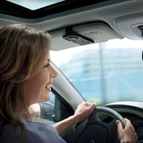 Plantronics K100 Bluetooth Car Kit Speakerphone Superb Call Quality and Visor Clip