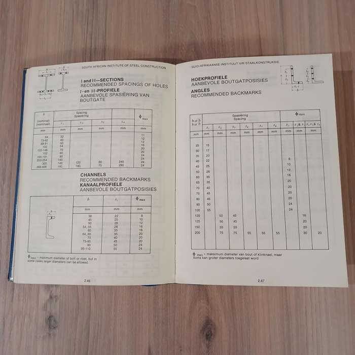 Structural Steel Tables (Blue Book)