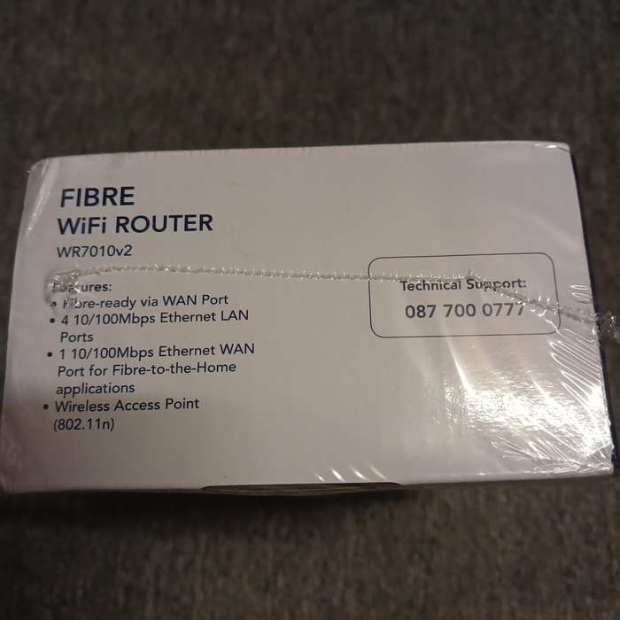 Fibre router WiFi