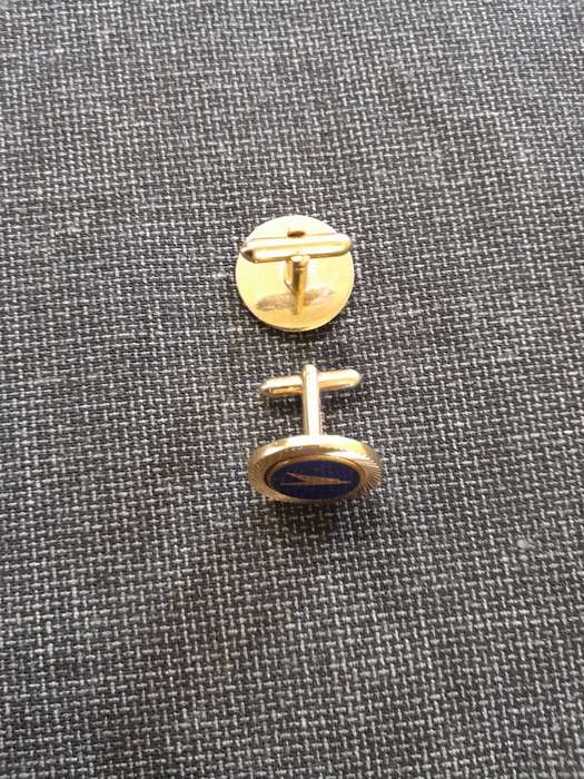 Vintage BOAC cuff links (British Overseas Airways Corporation) Windsor Made in England
