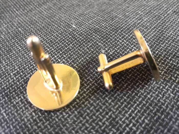Vintage BOAC cuff links (British Overseas Airways Corporation) Windsor Made in England