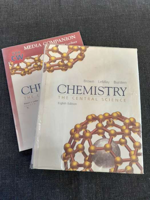 Chemistry The Central Science by Brown LeMay Bursten 8th Edition plus Media Companion