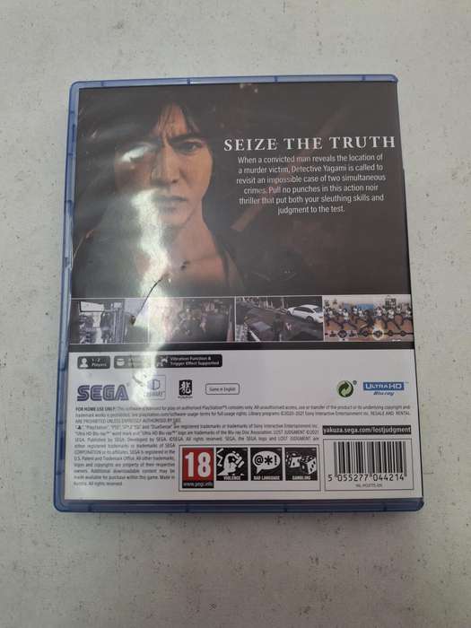 LOST JUDGMENT PS5 GAME