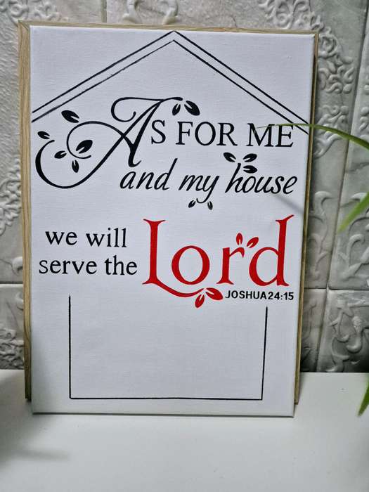 Holy Spirit Inspirational Quote Canvas Art - Hand Painted