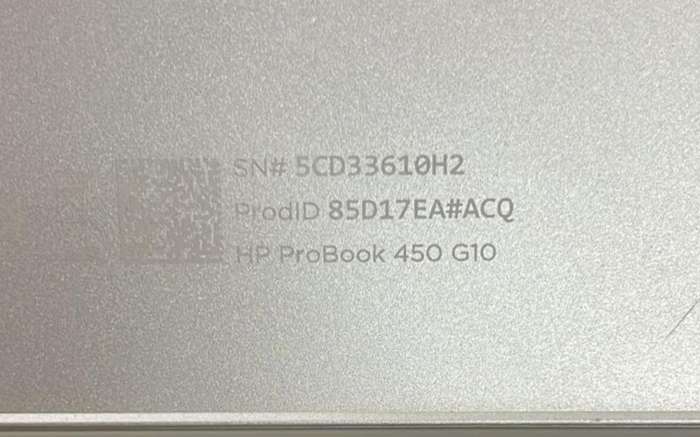 HP Probook 450 G10 Laptop i7 13th Gen 512GB Hard Drive