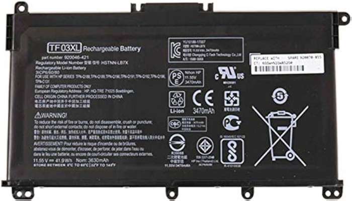 Vibrant battery for HP Pavilion 14-bf115TX 15-cc720TX 15-cd029AX  (P/N TF03XL HSTNN-IB7Y 920070-855)