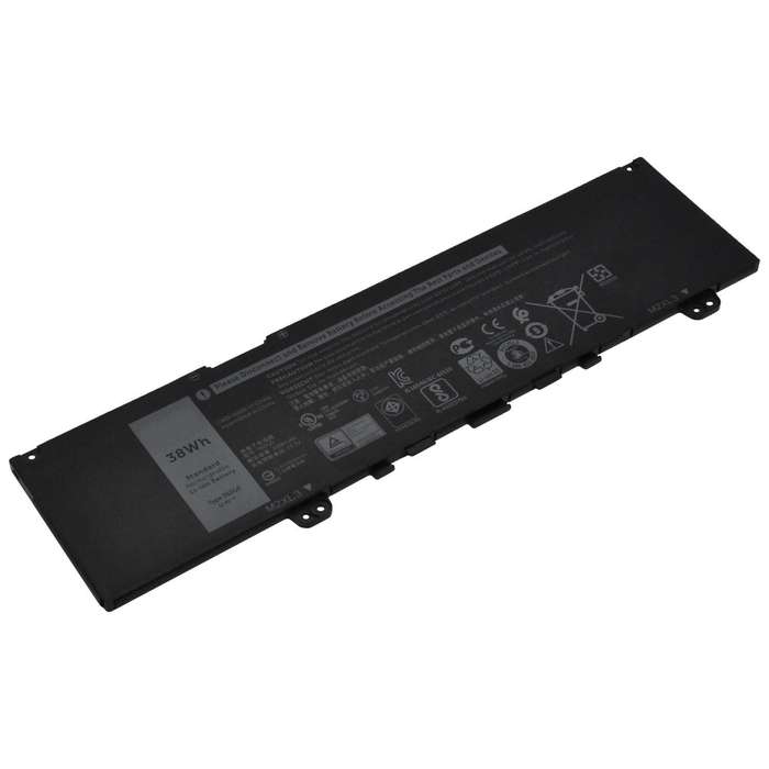 Vibrant F62G0 RPJC3 Battery for Dell Inspiron 13-7370 13-7373 Vostro 5370 (11.55V 37Wh 3-Cell Li-Pol