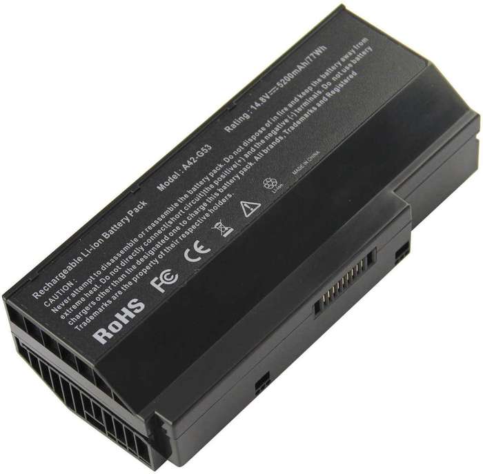 Vibrant battery for ASUS G73 G73GH G73JW G73SW (P/N: A42-G73)