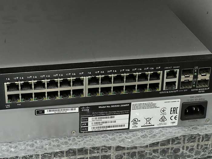 CIsco SG500-28MPP Gigabit POE Switch