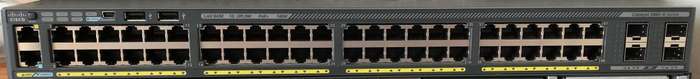 Cisco WS-C2960X-48FPS-L Gigabit POE Switch 48 ports (740W POE Power) with SFP uplinks