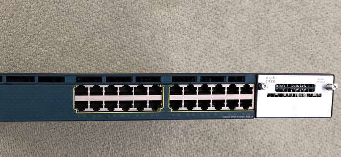 Cisco WS-C3560X-24P-S Gigabit POE Switch