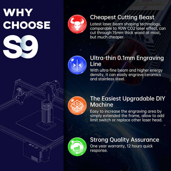Sculpture s9 Laser Engraver