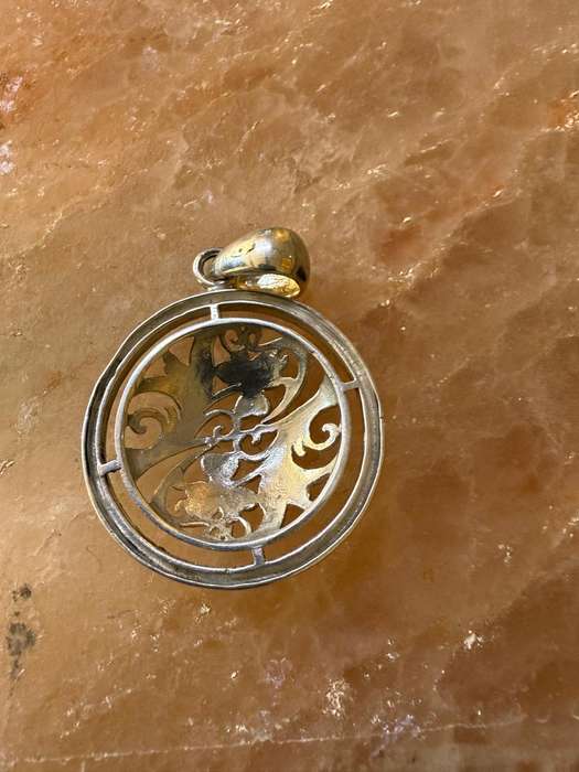 Sterling silver big pendant