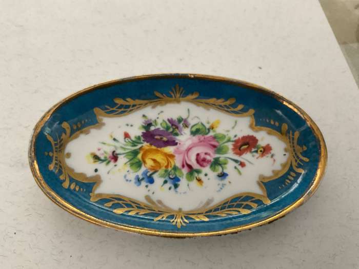 For the collector,rare Limoges atelier camille le tallec pin tray