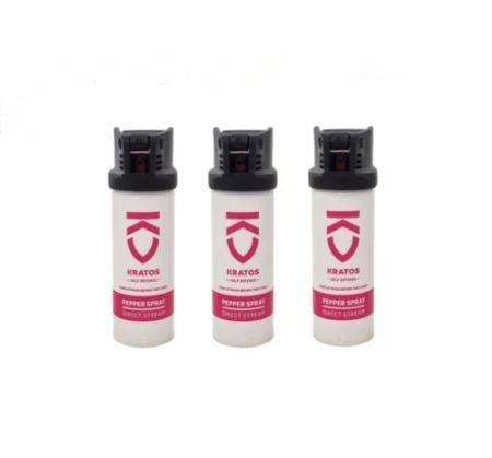 Kratos Pepper Spray 60ml 3 pack - White, Pink