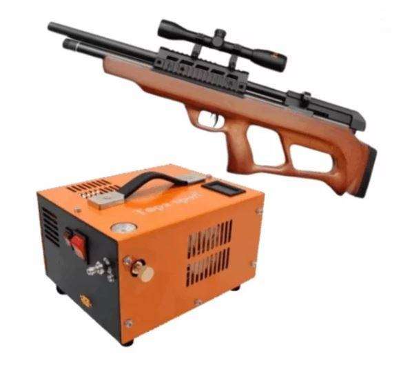 Beeman PCP Bullpup Model 1358 in 5.5mm, Compressor Combo