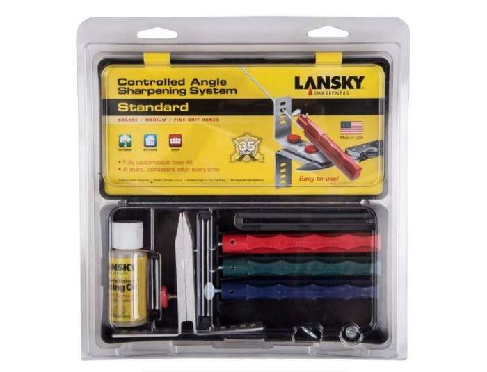 Lansky Standard 3-Hone Knife Sharpener Kit