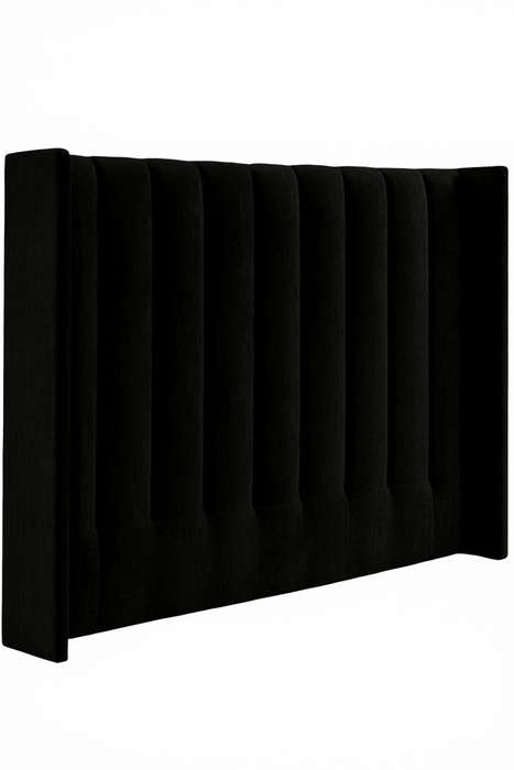 Lumi Gold Velvet Tufted Headboard - Double/Queen