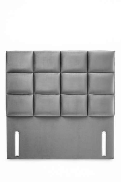 Lumi Gold Velvet Tufted Headboard - Double/Queen