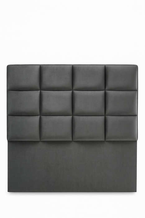 Lumi Gold Velvet Tufted Headboard - Double/Queen