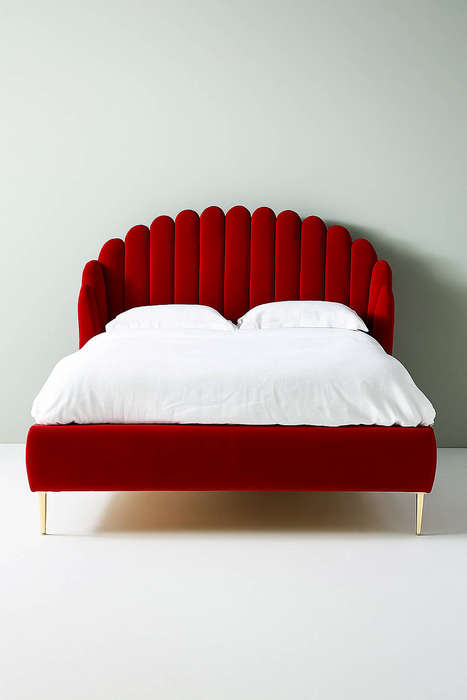 Upholstered Queen Headboard and Base