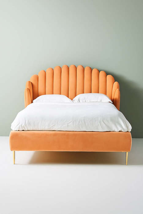 Upholstered Queen Headboard and Base