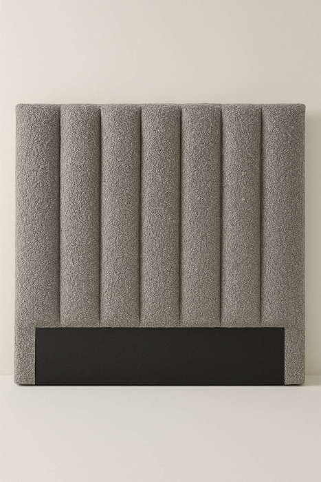 Upholstered Boucle King Headboard