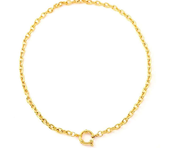 18k Gold Plated Toggle Clasp Necklace