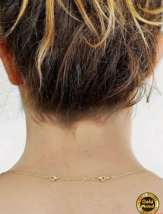 3 Piece Gold Plated Stainless Steel Necklace Extension Chain