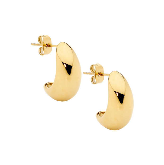 Vogue Teardrop Gold Plated Earrings in Jewellery Gift Box