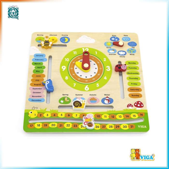 VIGA Calendar & Clock [44538]