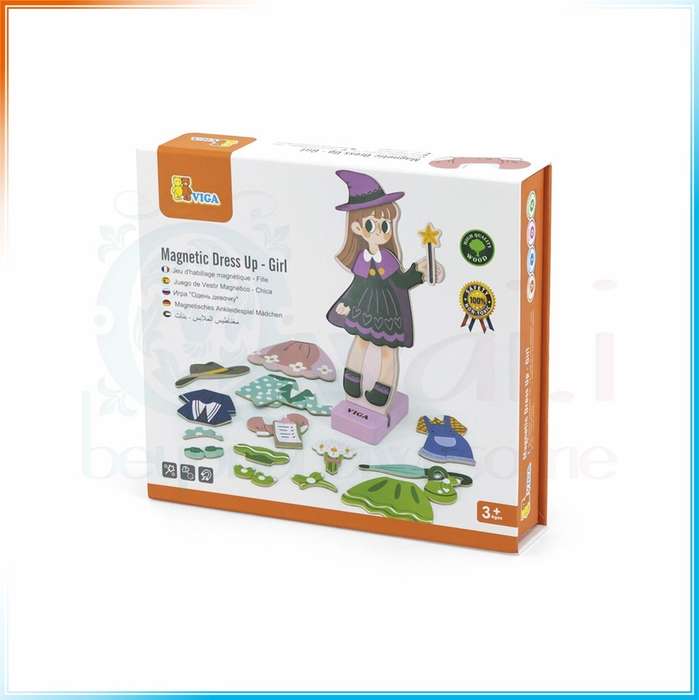 VIGA Magnetic Dress Up Set Girl [44635]