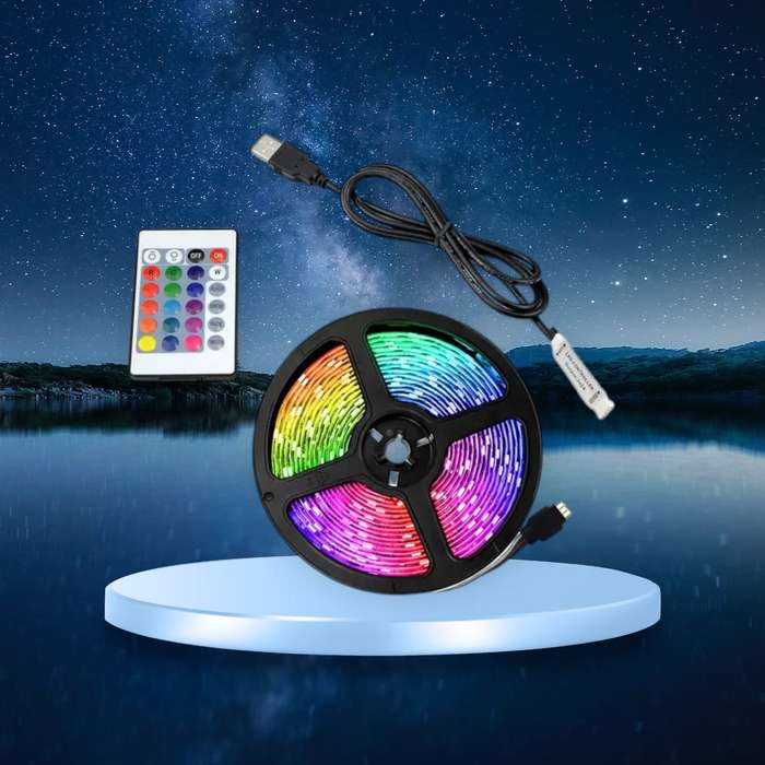 12V 3528 rgb 5m LED Strip Light 2 packs