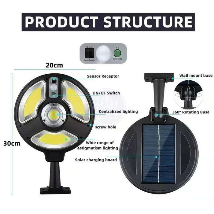 Hello Today 60w solar sensor street light