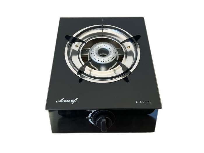 Aruif Top glass single burner gas stove