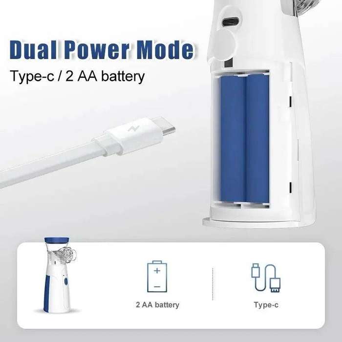 Rechargeable effective respiratory solution nebulizer