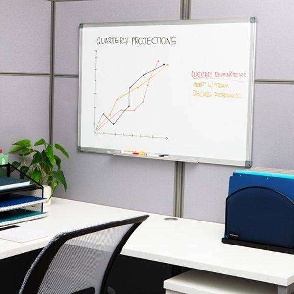 90 x 180 White Magnetic Board