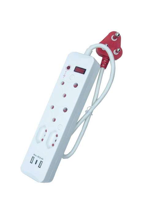 Condere 4 way surge protector power strip with USB type c ports