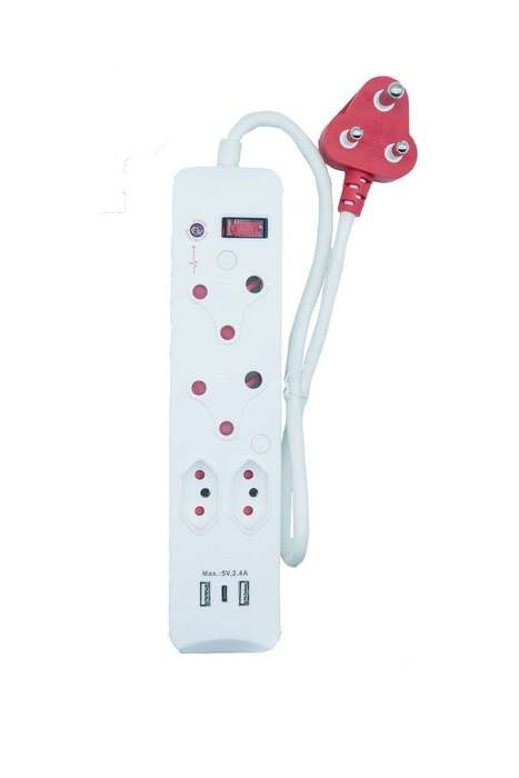 Condere 4 way surge protector power strip with USB type c ports