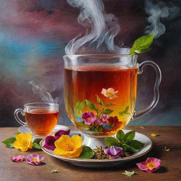 HERBAL TEA ROOT & LEAF CUT x 100g leaf tea