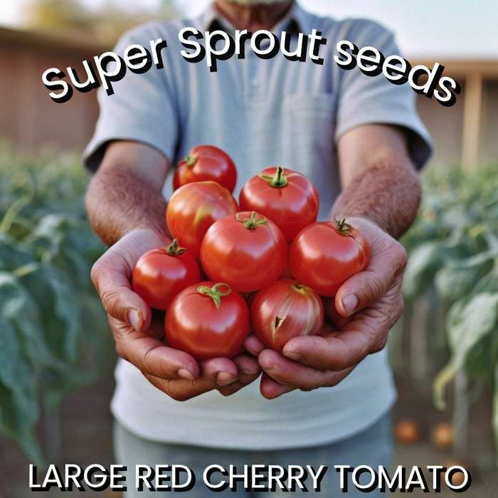 Large Red Cherry Tomato x 15 organic seeds
